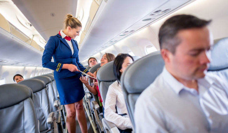 flight attendant farting